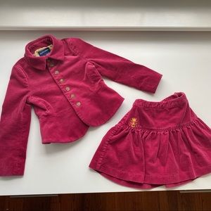 Ralph Lauren corduroy set 5T